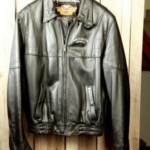 Harley Davidson Leather Black HD Riders Jacket